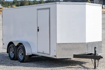 Sarah's enclosed trailer